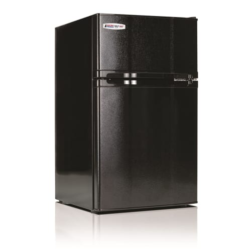 Refrigerador Compacto con Congelador de 2 Puertas MicroFridge®, 3.1 Pies Cúbicos, Negro